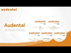 Audental 98 ST Dental Zirconia Block 1100MPA 43% TRANSLUCENCY Color A1,A2,A3