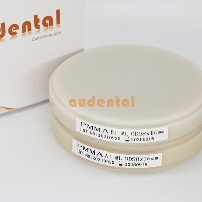 Multilayer Dental Pmma Block Implant Material PMMA Disk Open System OEM