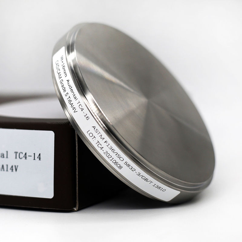 Cobalt Chrome Dental Implant Material CAD CAM Titanium Disc Metal