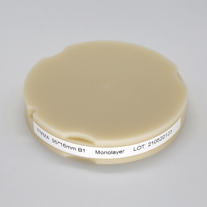 95mm Dental Milling Block PMMA Disc Mono PMMA blank
