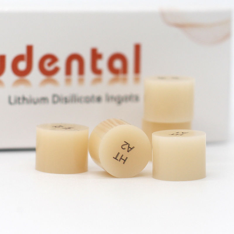 Ingot Cad Cam Dental Glass Ceramic Lithium Disilicate For Press FDA