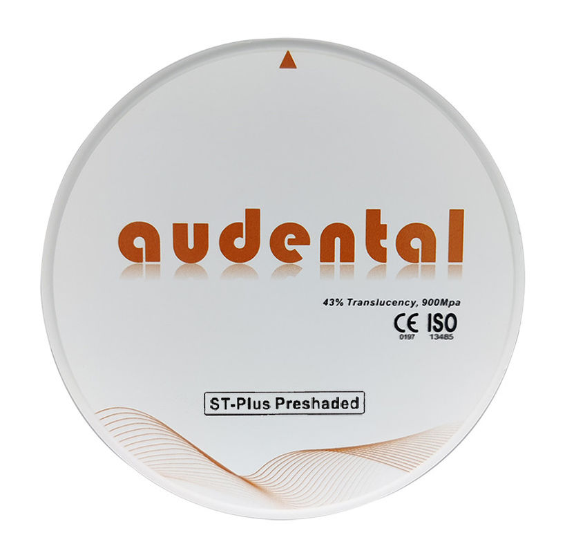 Translucent Vita 16 ST-Plus Zirconia Block Round Disc with 46% Translucency and 900Mpa Strength