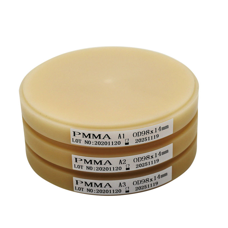 Best Quality Pmma Block Dental Lab Material Monolayer PMMA Disc