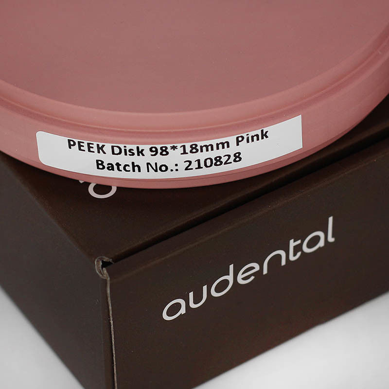 Audental 98*10mm-25mm Clear Color PMMA Blocks Disc Dental Lab Material Resin Disk CAD CAM Dental PMMA