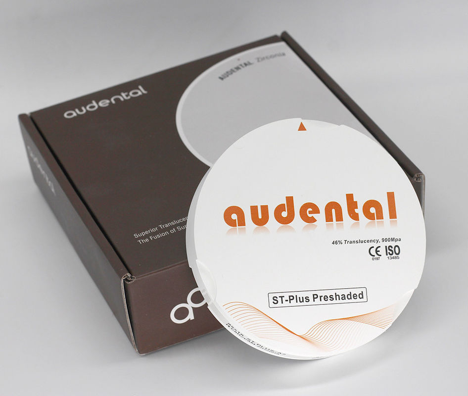 Translucent Vita 16 ST-Plus Zirconia Block Round Disc with 46% Translucency and 900Mpa Strength
