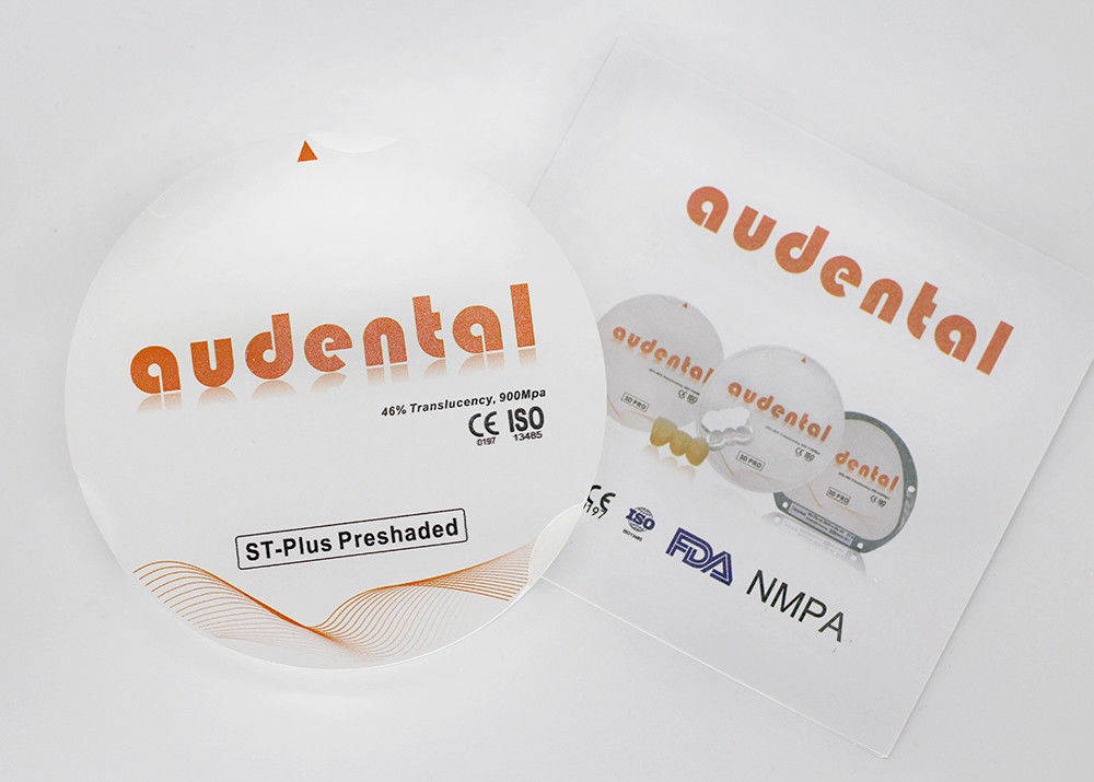 98/95mm Super Translucency Plus Multilayer Zirconia Discs for Open Dental Digital Milling System