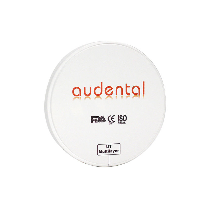 12-25mm Thick Multilayer Zirconia Block With Strength 600Mpa UT ML Yttria Stabilized Zirconia