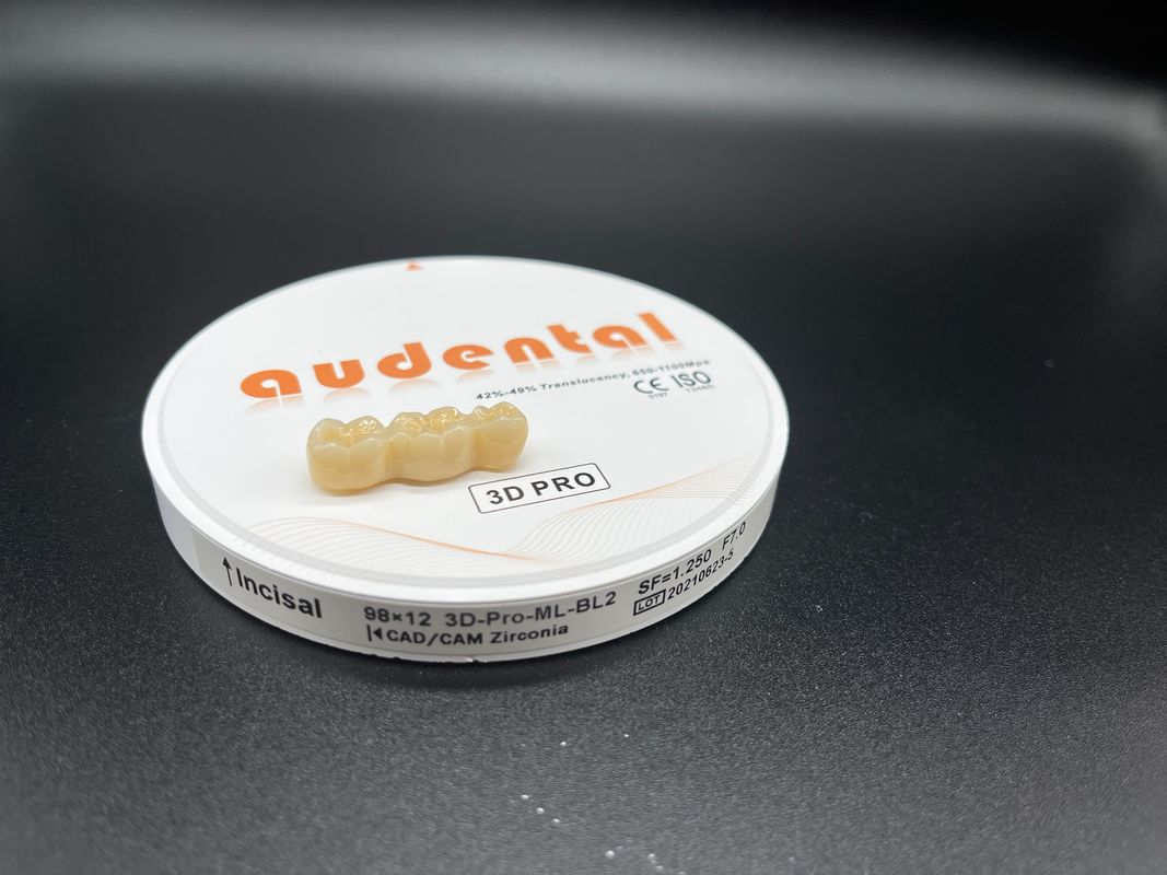 Dental Material Lab Products 3D Pro Dental Zirconia Ceramic Block