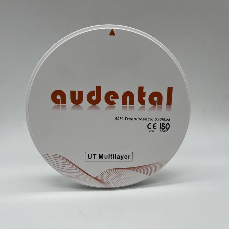 UT/DUT Multilayer Dental Zirconia Block High Translucency and Strength for Optimal Aesthetics