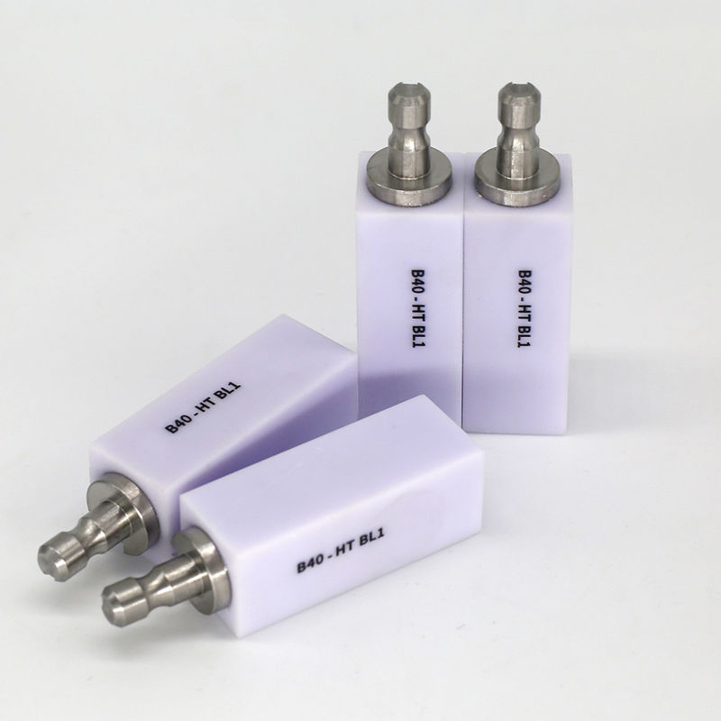 Dental Glass Ceramics B40 HT LT LiSi Block For Veneer Crown Coping Onlay And Bridges Audental