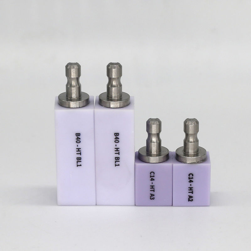 Dental Glass Ceramics B40 HT LT LiSi Block For Veneer Crown Coping Onlay And Bridges Audental