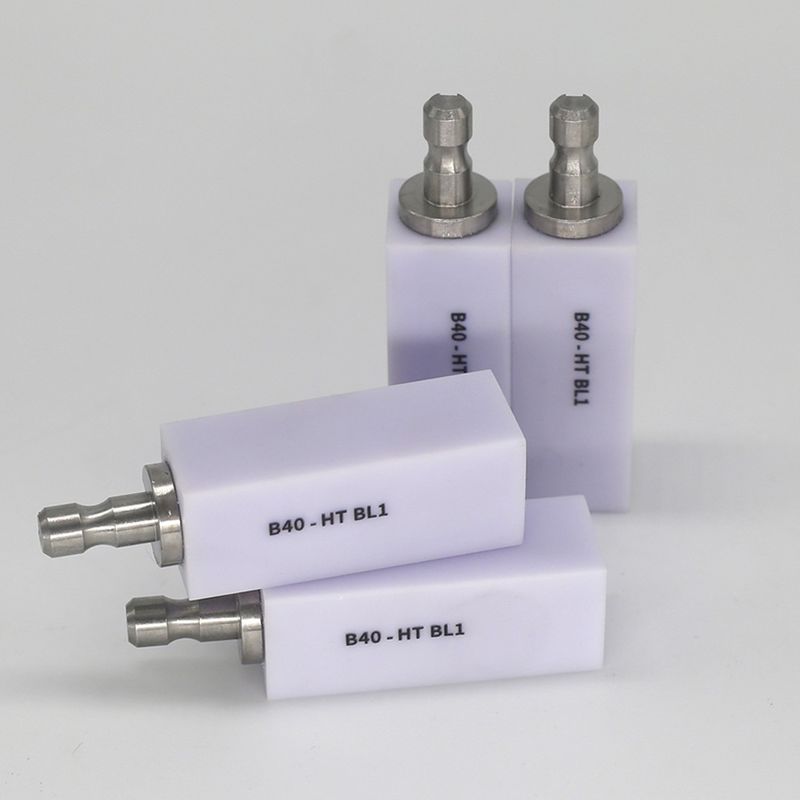 Dental Glass Ceramics B40 HT LT LiSi Block For Veneer Crown Coping Onlay And Bridges Audental