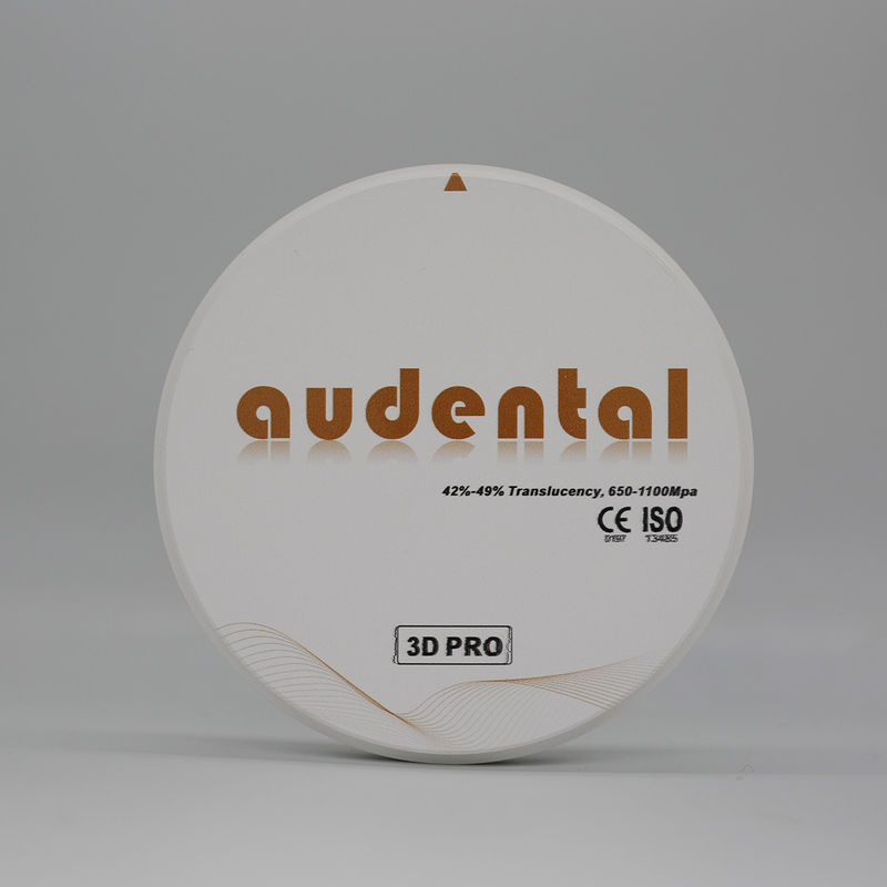 High Density Zirconia Ceramic Dental Density After Sintering 6.0g/cm3 Radioactivity 0.1Bq/g