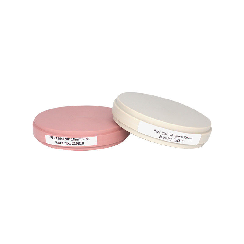 Audental 98*10mm-25mm Clear Color PMMA Blocks Disc Dental Lab Material Resin Disk CAD CAM Dental PMMA