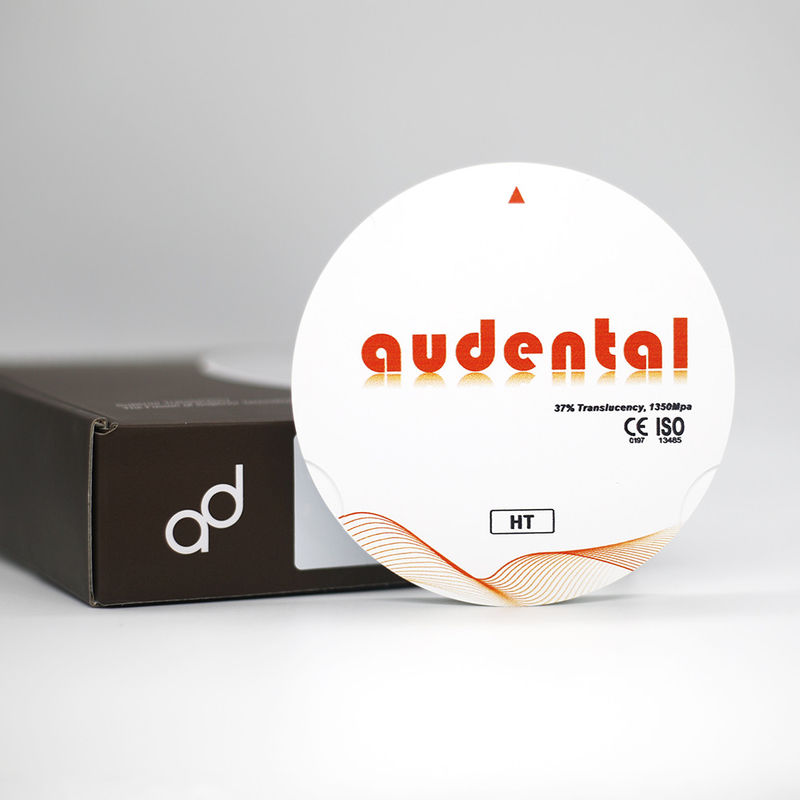 Dental Materials OEM ODM HT White Zirconia Milling Block High Strength 1350MPa for Dental Applications