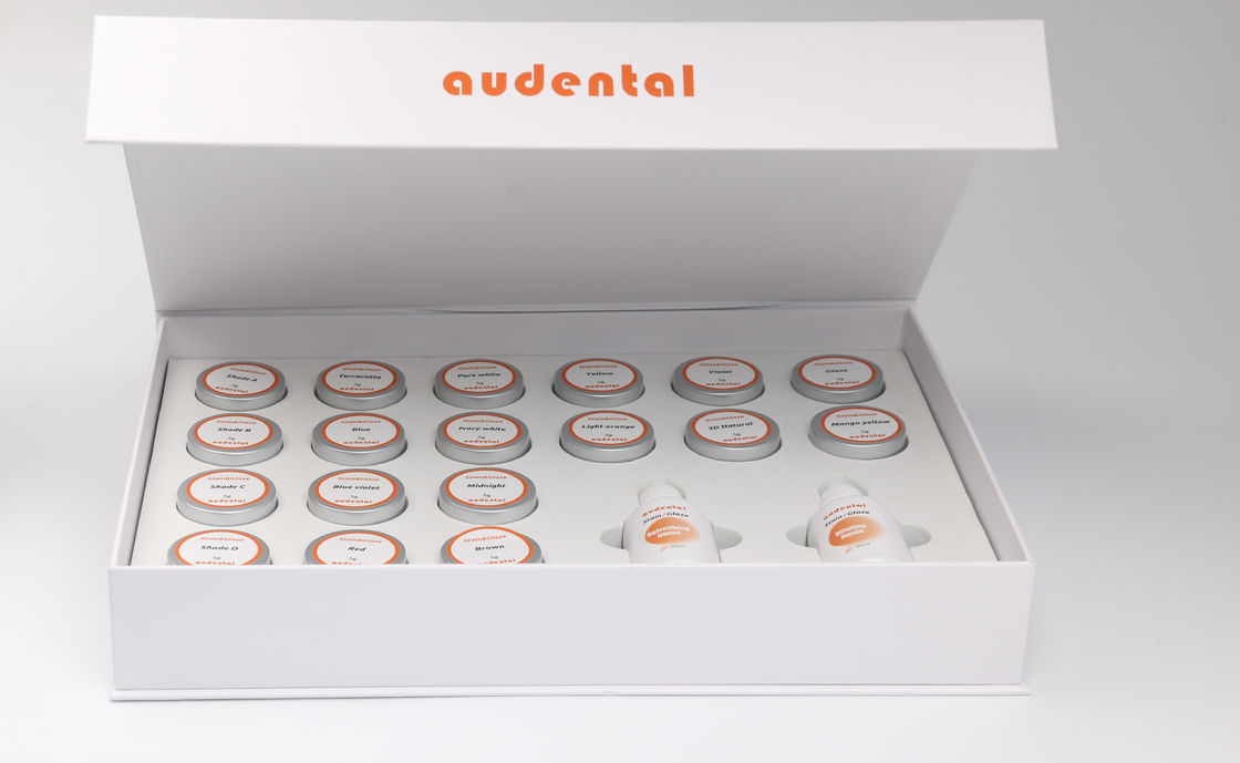 Stain Glaze Paste Set for Dental Lab Equipment Achieve Ideal Effect in One Staining