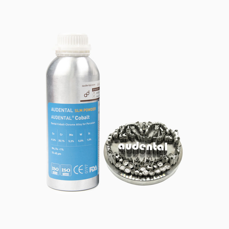 Professional CoCr Cobalt Chromium SLM Powder for Dental 3D Metal Printing of Partial Frames and Abutments