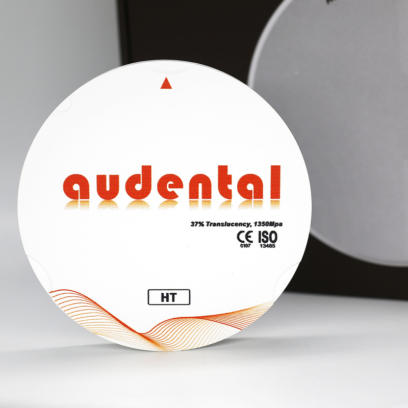 Audental HT White 98mm Zirconia Blocks Dental Lab CAD CAM System Factory Price Dental Consumable Dental Zirconia
