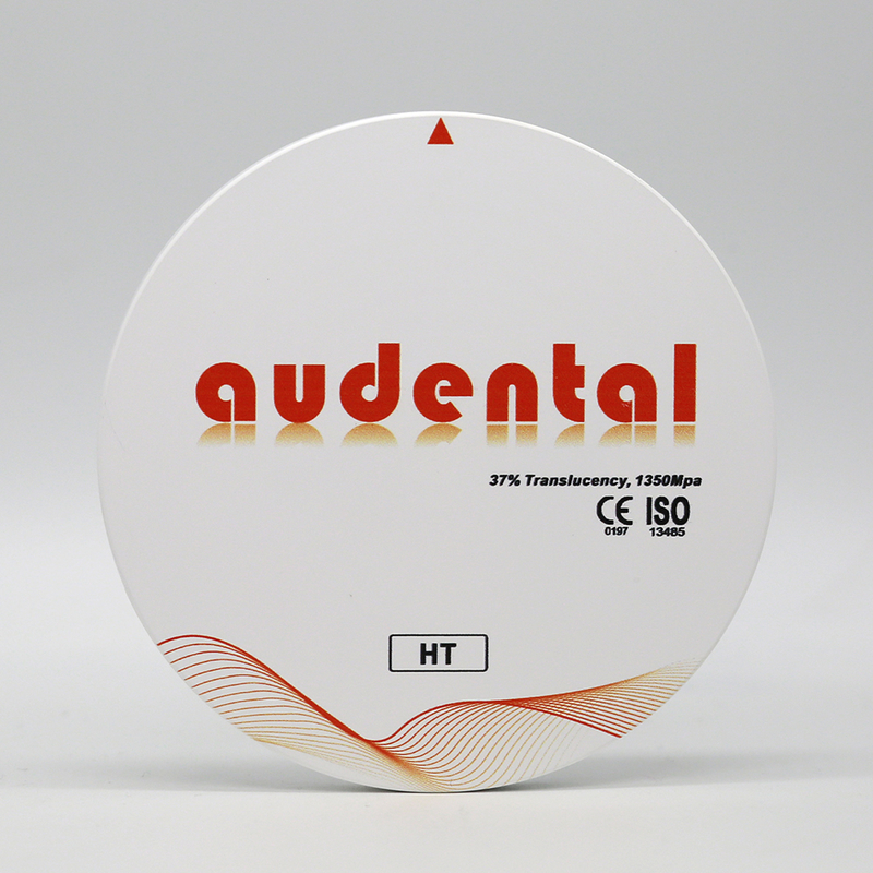 Audental HT White Crown and Bridges Zirconia Blocks Dental Lab CAD CAM System Factory Price Dental Consumable Dental Zirconia