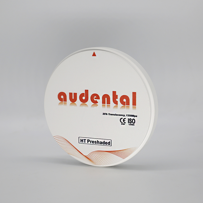 Audental Best Price HT White Zirconia Blocks Dental Lab CAD CAM System Dental Consumable Dental Zirconia