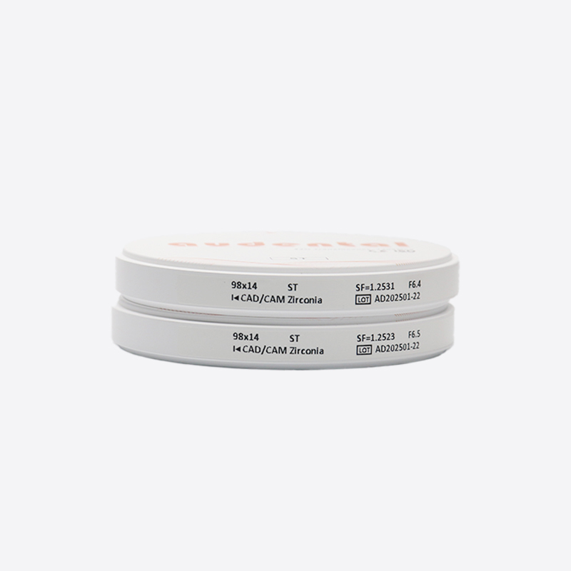 Bridge Indications ST/DST White Zirconia Blocks Dental Smooth Surface for Customizable and Durable Bridges