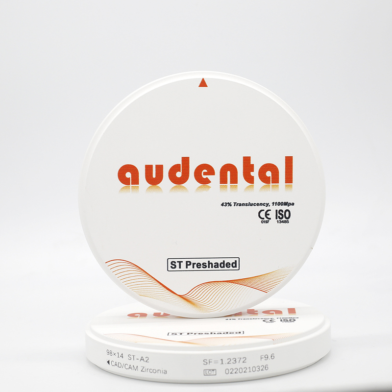 Full-Contour Crown and Bridge Pre Shaded Zirconia Block Zirconia and Roland Weiland Origin Yena Audental