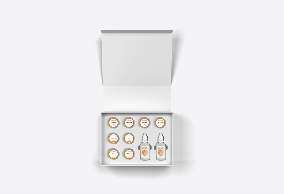 Dental Lab Stain & Glaze Paste 25ml Liquid 4g 3D Glaze Paste Stain and Glazing Material