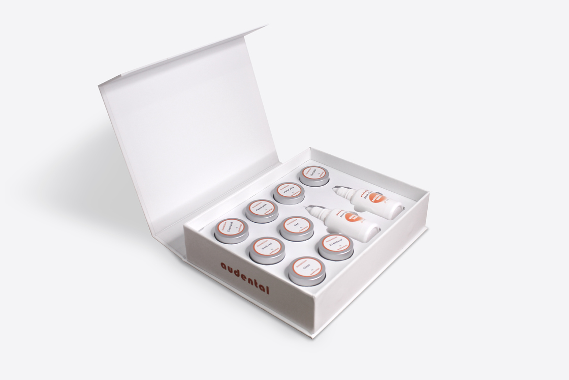 Dental Lab Stain & Glaze Paste 25ml Liquid 4g 3D Glaze Paste Stain and Glazing Material