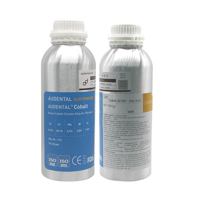 Audental CoCr SLM Powder High-Purity Cobalt-Chromium Alloy for Dental 3D Metal Printing and Laser Sintering