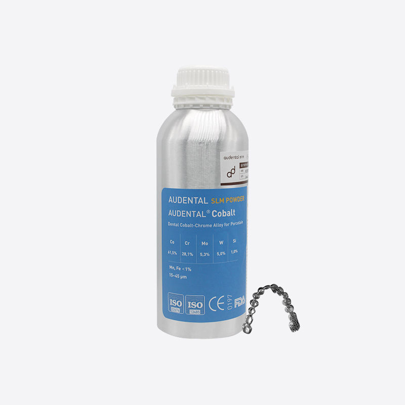 Dental 3D Metal Print utilizing cobalt chromium alloy powder with low porosity and oxygen content for enhanced printing