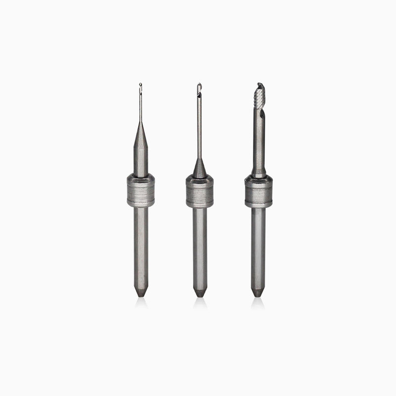Zirconia Milling Bur DLC coated milling bur providing enhanced wear resistance and surface finish for zirconia CAD CAM milling