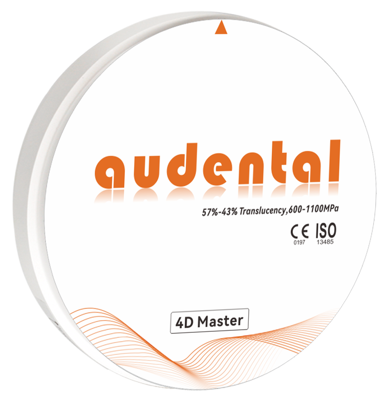 Dental Zirconia Block offering natural multilayer esthetics and high density after sintering for and esthetic dental restorations