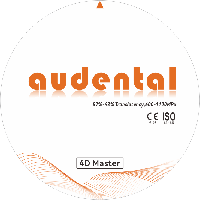 Dental Zirconia Block offering natural multilayer esthetics and high density after sintering for and esthetic dental restorations
