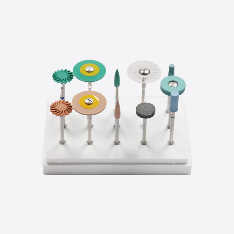 Zirconia Polishing Bur diamond polishing bur for dental zirconia pmma wax materials with 5 and certified by ce and iso 13485