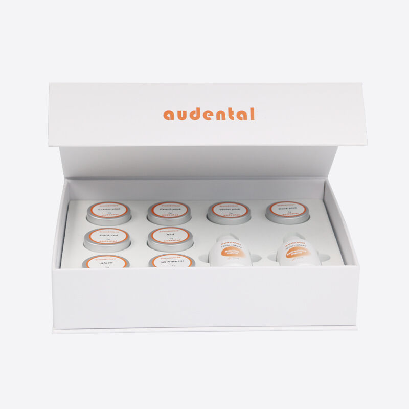 Dental Lab Equipment Featuring Coloring System for Lifelike Surface Texture and Brilliant Glaze in Dental Restorations