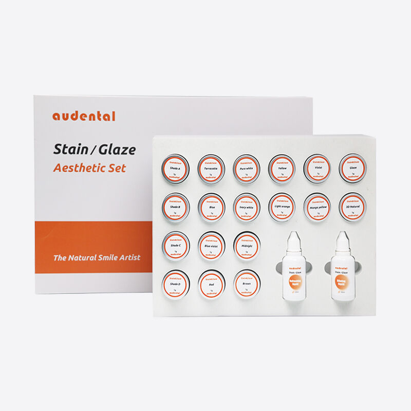 Dental Lab Equipment Featuring Coloring System for Lifelike Surface Texture and Brilliant Glaze in Dental Restorations