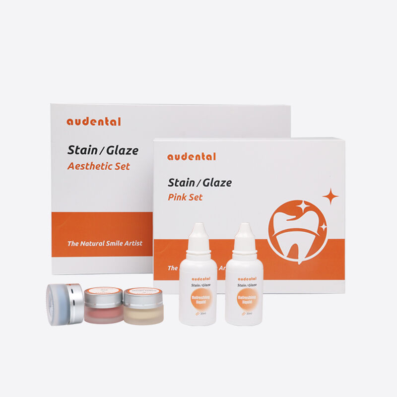 Dental Lab Equipment Featuring Coloring System for Lifelike Surface Texture and Brilliant Glaze in Dental Restorations