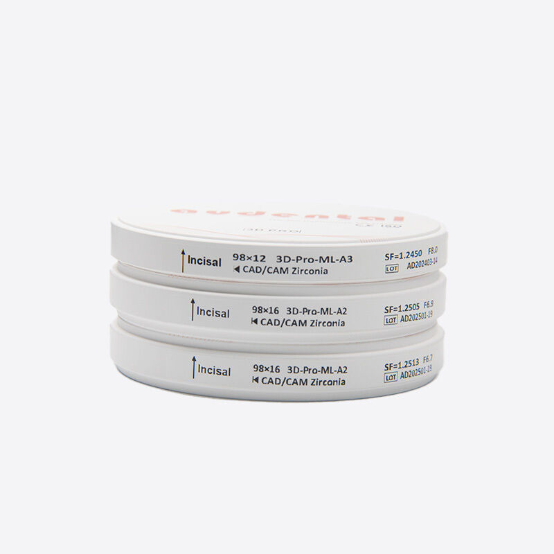 Dental Zirconia Block formulated with ZrO2 HfO2 and Y2O3 oxides for stable sintering performance and dental restoration outcomes