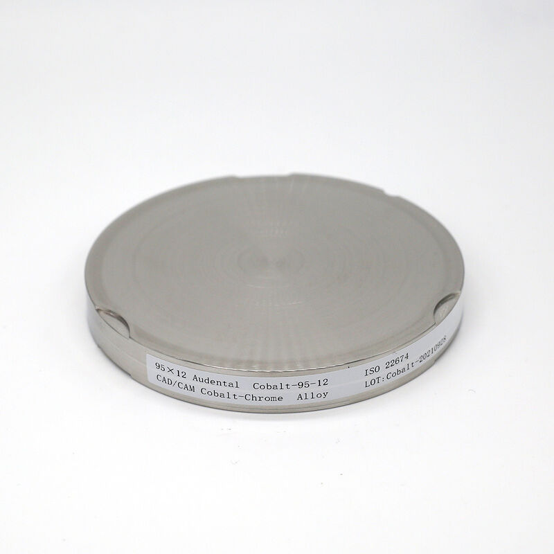 Durable Cobalt Chrome Block alloy disc for dental milling providing high tensile strength corrosion resistance and performance