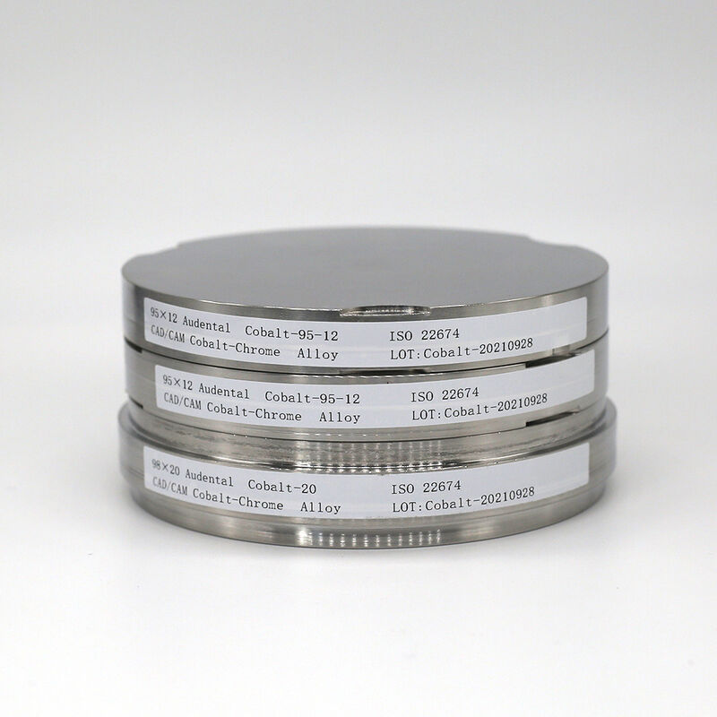 Durable Cobalt Chrome Block alloy disc for dental milling providing high tensile strength corrosion resistance and performance