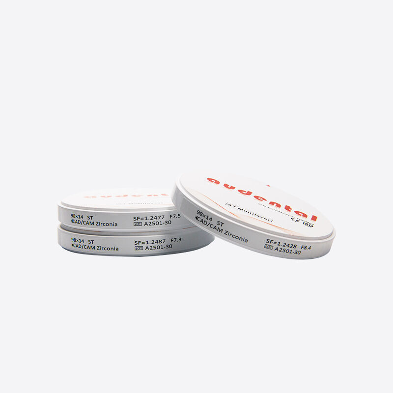 Dental Zirconia Block delivering natural esthetic results and clinical performance with high strength and translucency