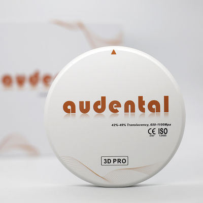 CE FDA SFDA ISO Dental Zirconia Block Translucency 42-49% OEM/ODM for Dental