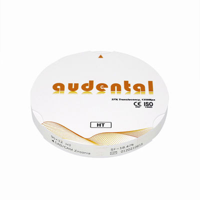White High Translucent Dental Zirconia HT/DHT CAD CAM Blanks Lab Material
