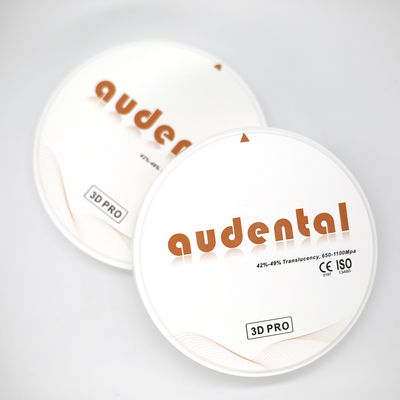 Audental Dental Lab Multilayer Zirconia Block 3d Pro For CAD CAM System
