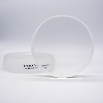 Open Dental Clear PMMA Disc Implant Material For Dental Labratory