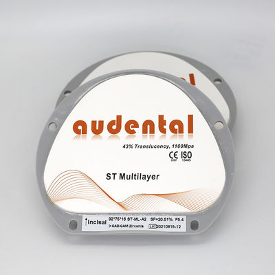 Vita 16 Zirconia Block 1100Mpa Flexural Strength for Dental Restorations