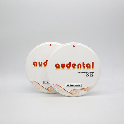 Audental Excellent Translucency ST Preshaded Zirconia Block with CAD/CAM System