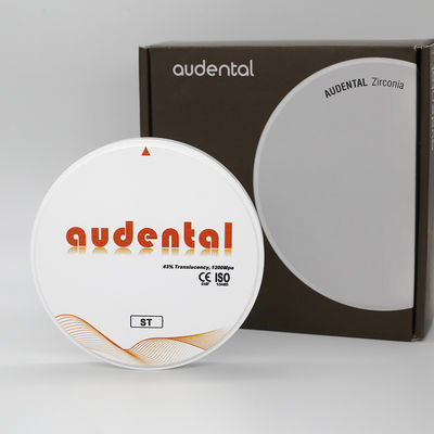 41-43% Translucent Dental ST White Zirconia Block 16 Coloring Liquids Included in Carton Package