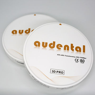 92/95/98mm Dental Lab 3D Pro Zirconia Block with High Translucency and Multilayer Design