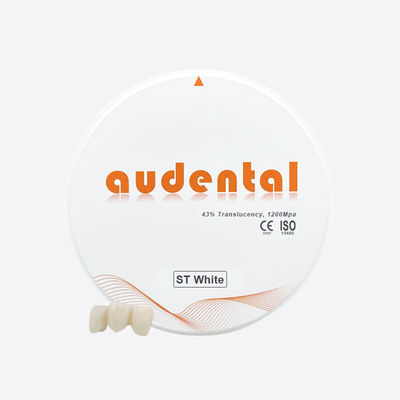 43% High Translucency Dental Zirconia Block With 1200Mpa High Strength For Dental Restoration